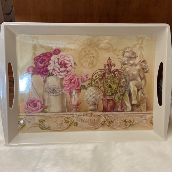 Beautiful Victorian style serving tray. - Picture 3 of 4